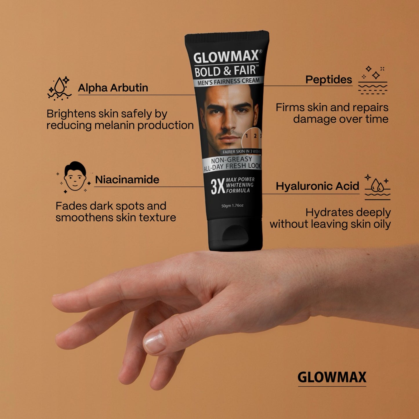 BOLD & FAIR-Men's Fairness Cream